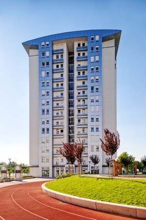 New complex of residential buildingsの写真素材
