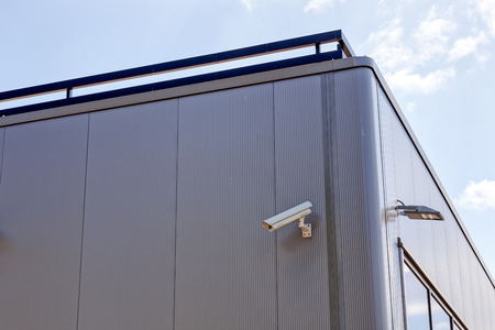 Details of aluminum facade and aluminum panelsの写真素材
