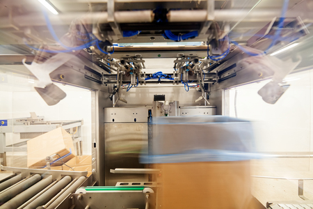 food packing and sorting industry equipmentの写真素材