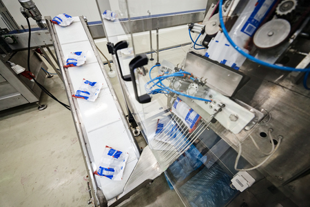 food packing and sorting industry equipmentの写真素材