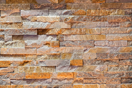 detail of modern room with stone wall の写真素材