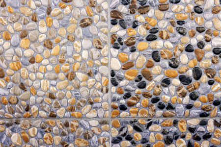 Close up of colorful  bathroom and wall decorated ceramic tilesの写真素材