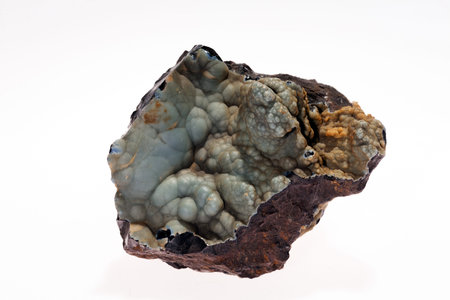 chalcedony on the white background