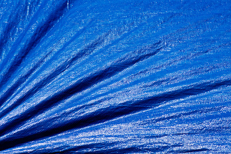 protective tarpaulins in constructionの写真素材