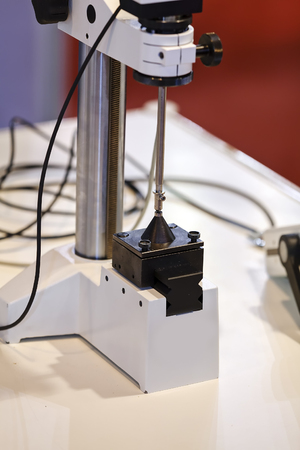 Machine for manufacture in industry, advanced technology;  note shallow depth of fieldの写真素材