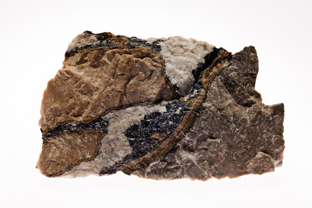 galenit on the white backgroundの写真素材