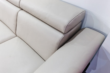 modern sofa for the living room, note shallow depth of field