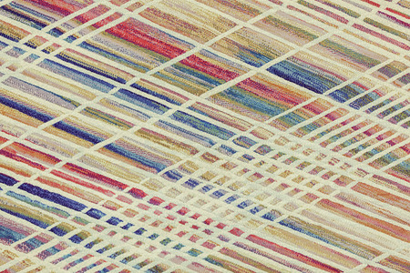 example colorful carpet for the room, note shallow depth of fieldの写真素材