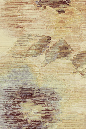 Example of carpet with floral details, note shallow depth of fieldの写真素材