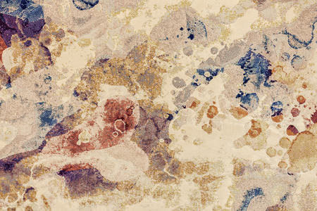 Example of carpet with floral details, note shallow depth of fieldの写真素材