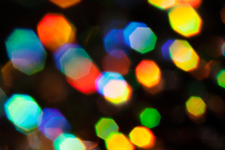 abstraction brightness of more colors on the black background, for blurred backgroundの写真素材