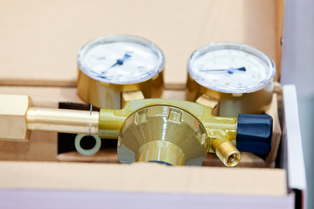 Focus on measuring apparatus device of engine for industryの写真素材