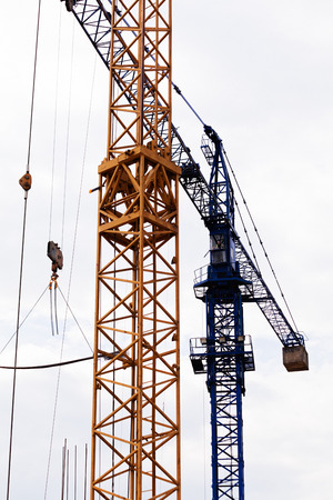 Crane Platform and cabの写真素材