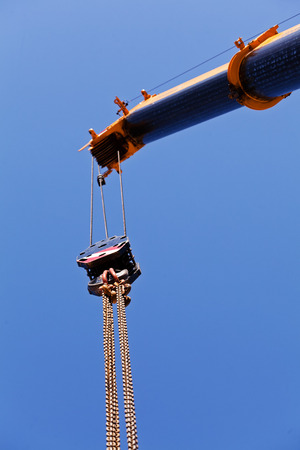 Crane hooksの写真素材