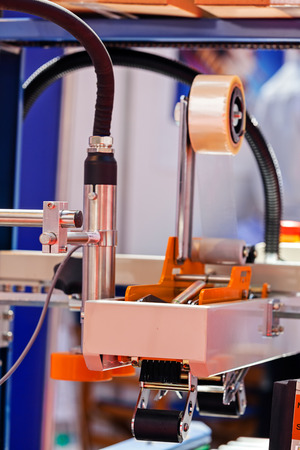 Machine for manufacture in industry, advanced technology;  note shallow depth of fieldの写真素材