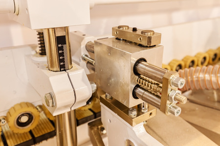 detail types of machines for furniture, note shallow depth of fieldの写真素材
