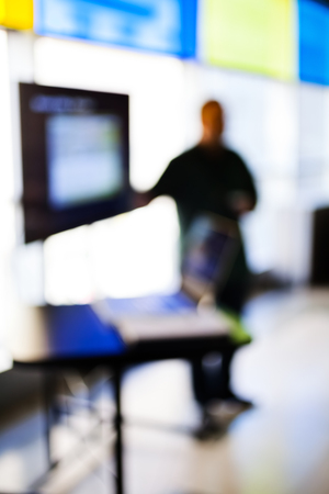 shadows and silhouettes in the amphitheater , for blurred backgroundの写真素材