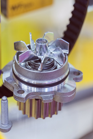 Various parts car mechanics, note shallow depth of fieldの写真素材