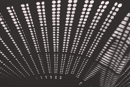 abstract light with reflection, note shallow depth of field