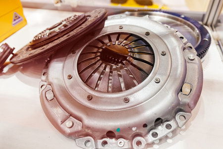Various parts car mechanics, note shallow depth of field