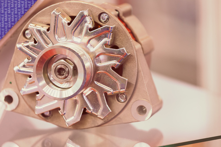 Various parts car mechanics, note shallow depth of fieldの写真素材