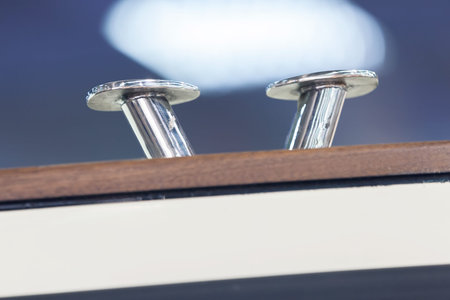 different parts of the speedboat, note shallow depth of field