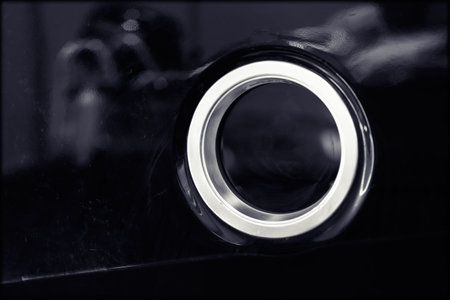 different parts of the speedboat, note shallow depth of field