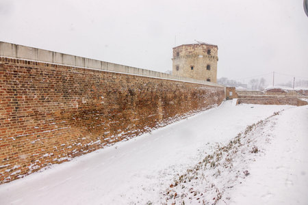 view from the fortress under the snow