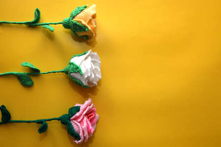 Floral arrangement of decorative flowers. holiday giftの写真素材