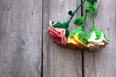 Floral arrangement of decorative flowers. holiday giftの写真素材