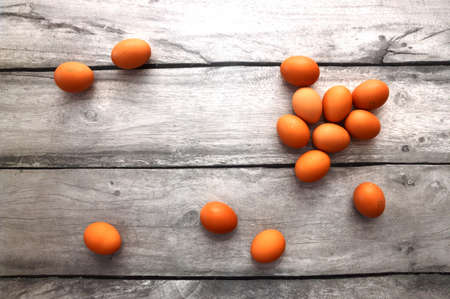 A chicken egg lies in a shipping box and is sold at the supermarket. decorative eggの写真素材