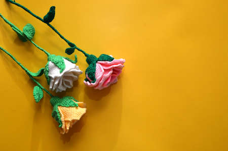 Floral arrangement of decorative flowers. holiday giftの写真素材