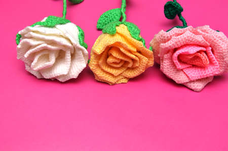 Floral arrangement of decorative flowers. holiday giftの写真素材