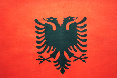 National flag of the state. material surface textureの写真素材