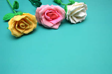 Floral arrangement of decorative flowers. holiday giftの写真素材