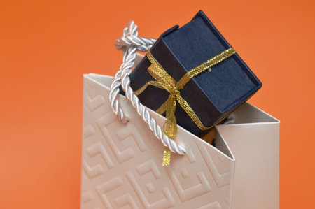 Gift multicolor bags and boxes for the holiday