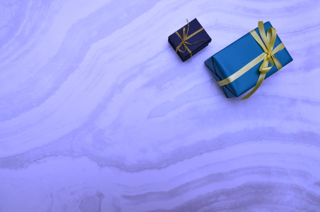 Gift multicolor bags and boxes for the holiday