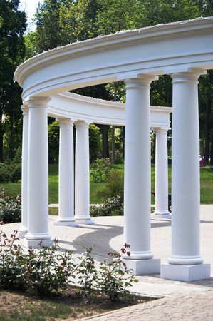 An old restored building in the metropolis. building facadeの写真素材