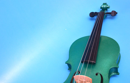 Musical stringed instrument violin for playingの写真素材