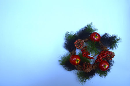 Multicolor festive Christmas toys for interior decorationの写真素材