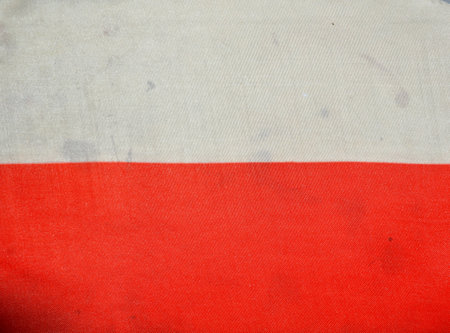 Poland flag grunge background. Flag of Poland is a country in western Europe.の写真素材