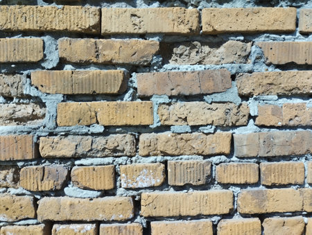 Old brick wall texture. Abstract background for design with copy space for text or image.の写真素材