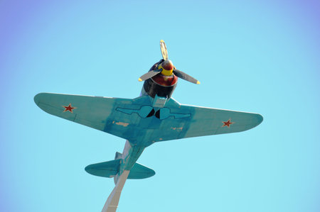 Military airshow in Kiev, Ukraine. Kiev Airshow is an annual military airshow.