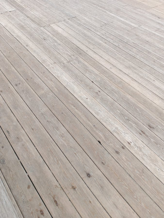 Wooden floor background or texture. Floor surface with natural pattern.
