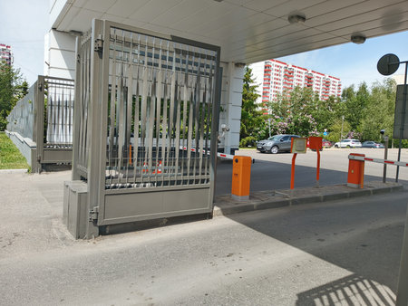 The entrance to the metro station