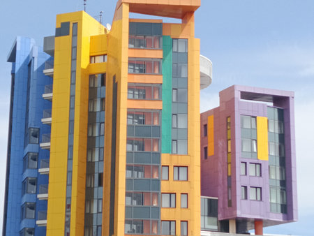 Modern architecture in the city of Nizhny Novgorod