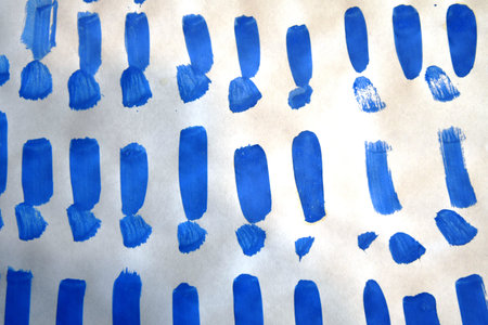 Abstract hand painted blue watercolor on paper background. Ink illustration. Modern art....