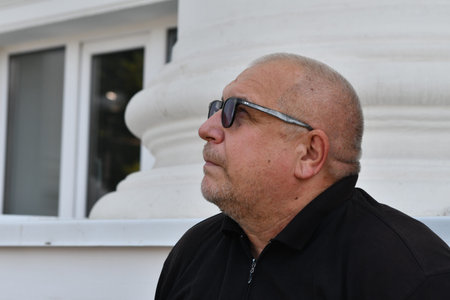 Unidentified man in Brisbane Australia. Brisbane is the capital and largest city of Queensland.