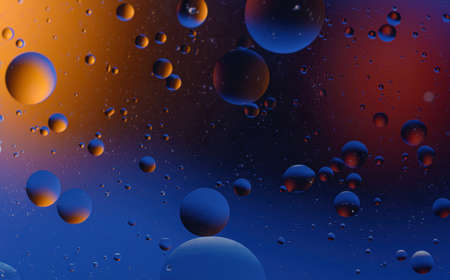 Space, planets, Universe cosmic abstract background. Abstract model of the atom of a molecule. Macro view. Abstract background of the space. Biology, physics, chemistry abstract background.Blur.の写真素材