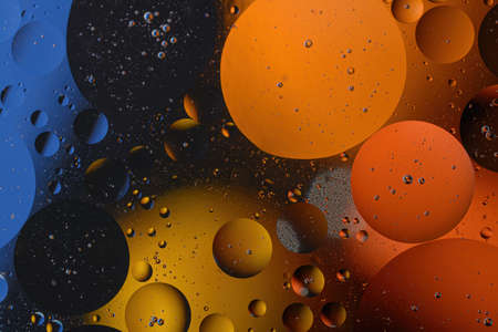 Space, planets, Universe space abstract background. Abstract model of the atom of a molecule. Macro photography. Abstract background of space, Biology, physics, chemistry.selective focusの写真素材